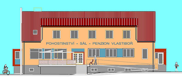 Rekonstrukce KD Vlastiboř studie 2009